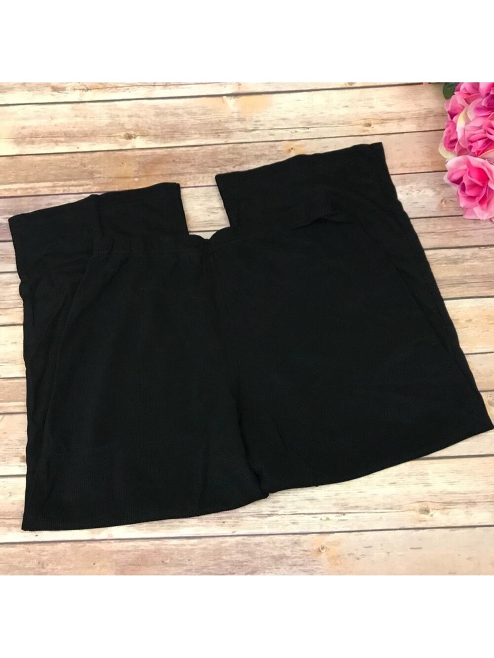 Black Pants, no label. Swimsuit Coverup! Elastic Waist. Similar to a size Medium